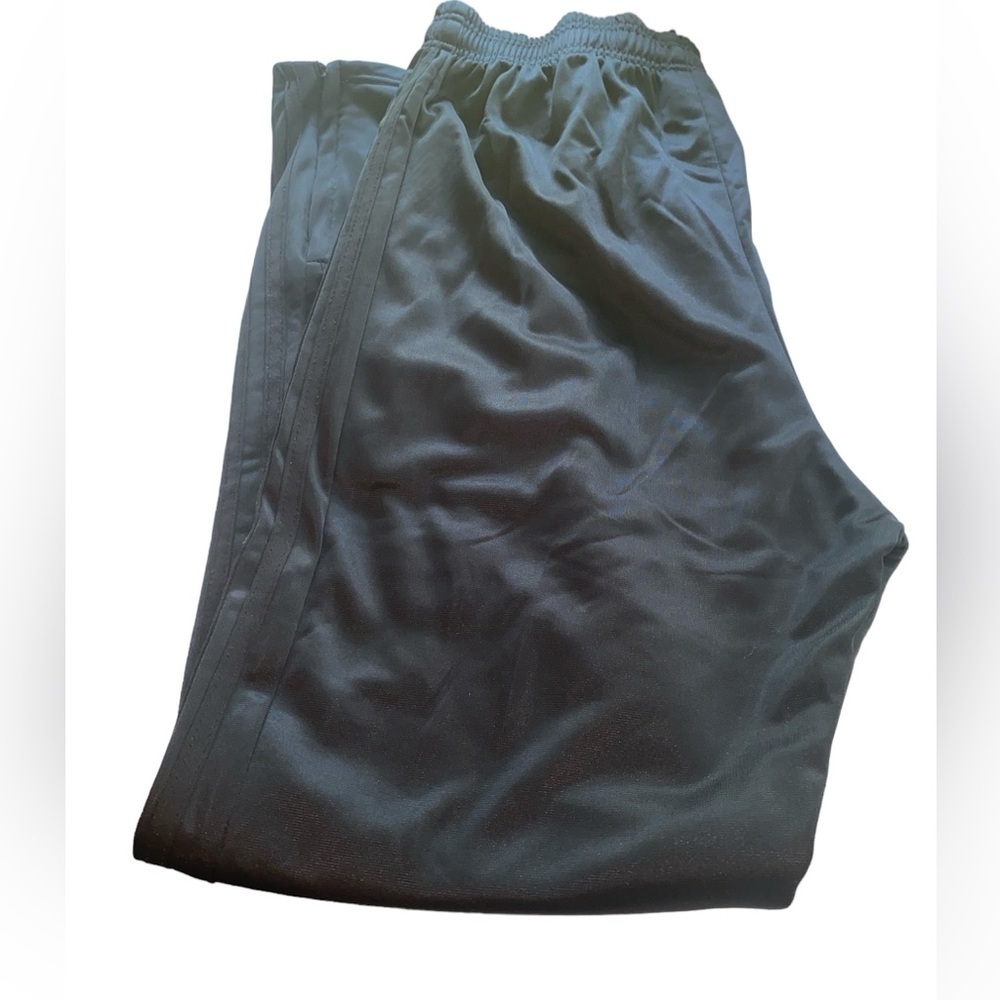 North 15 athletic pants pull on drawstring waist zippered ankles pockets Sz XL